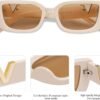 Carsbyvictor Sunglasses Square  Rectangle Sunglasses for Women 90s Retro Trendy Y2K Classical Vintage Square Shades AR82037