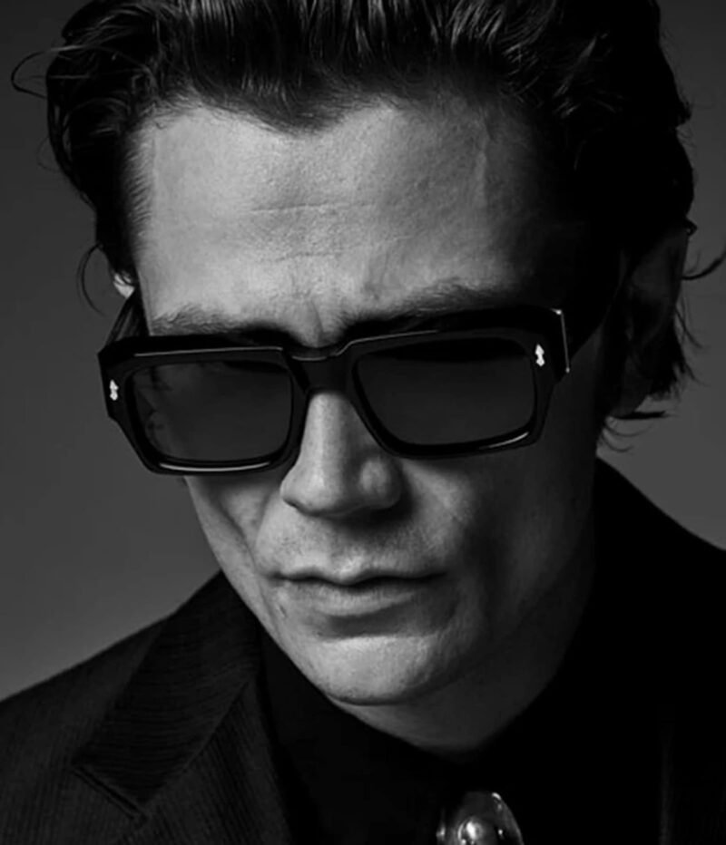 Carsbyvictor Sunglasses Square  Frame Sunglasses for Women Men Trendy Chunky Rectangle Sun Glasses Black Shades UV400 Protection