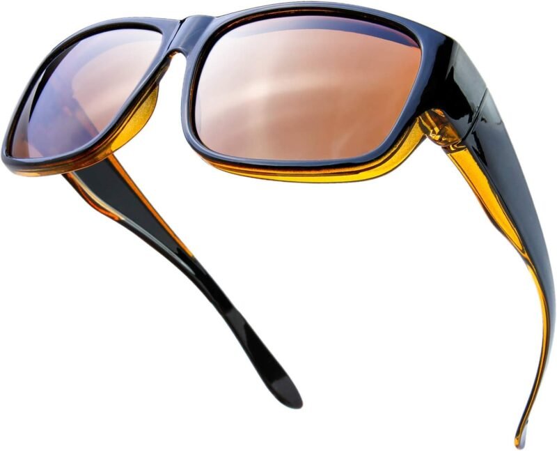 61RTmVtwO9L._AC_SL1498 Carsbyvictor Sunglasses Wraparound The Fresh High Definition Polarized Wrap Around Shield Sunglasses for Glasses – Leather Eyeglasses Case