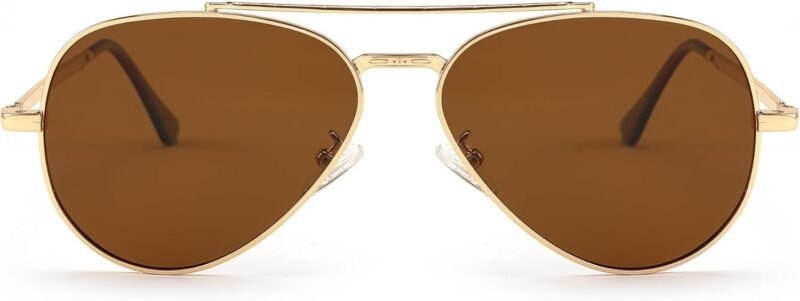 Carsbyvictor Sunglasses  Womens,  Polarized Men, Classic Metal Frame Pilot Shades B9113