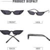 Carsbyvictor Sunglasses Cat Eye Cat Eye Sunglasses for Women Sexy Cateye Glasses Valentines Gifts for Her