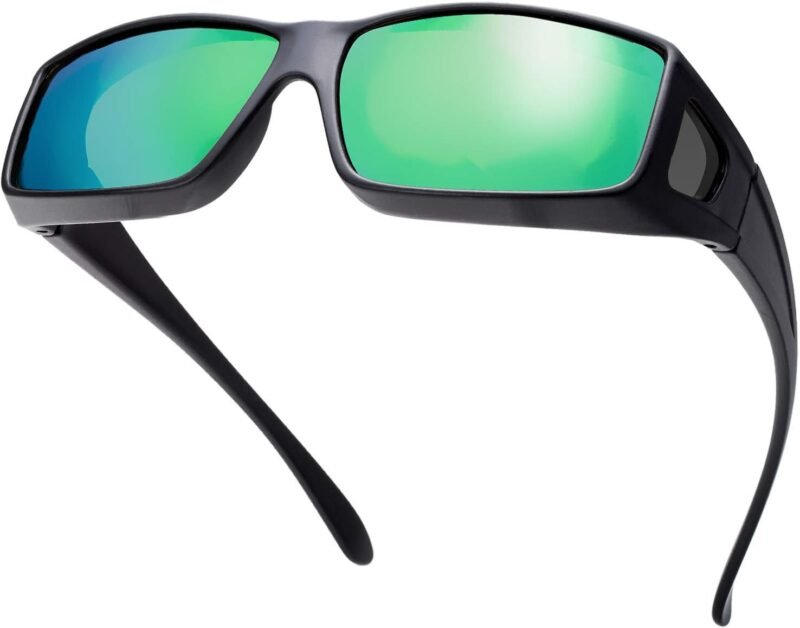 61ZW1k763aL._AC_SL1491 Carsbyvictor Sunglasses Wraparound The Fresh High Definition Polarized Wrap Around Shield Sunglasses for Glasses – Leather Eyeglasses Case