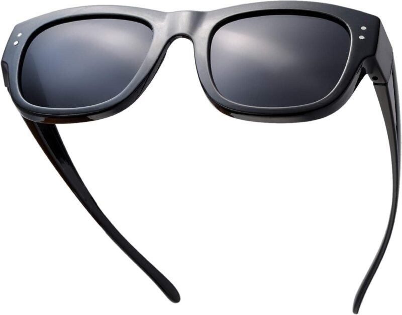 61_AsiGytzL._AC_SL1469 Carsbyvictor Sunglasses Wraparound The Fresh High Definition Polarized Wrap Around Shield Sunglasses for Glasses – Leather Eyeglasses Case