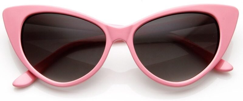 Carsbyvictor Sunglasses Cat Eye  Super Cateyes Vintage Inspired Fashion Mod Chic High Pointed Cat-Eye Sunglasses