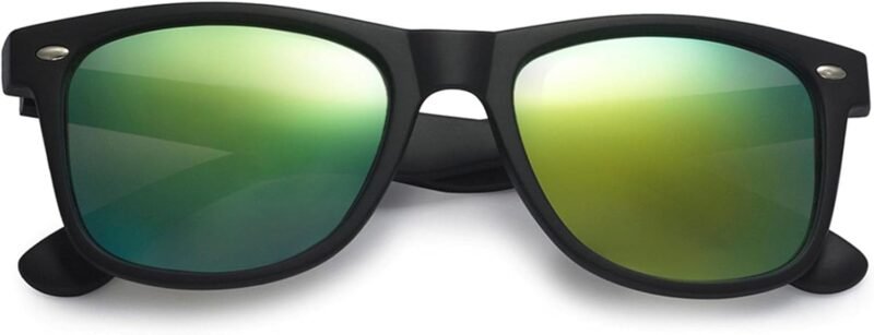 Carsbyvictor Sunglasses Wholesale Unisex 80’s Retro Classic Sunglasses Wayfarer- 100% UV Protection Bulk Sunglasses Wayfarerfor Adults & Teens – Pack of 4