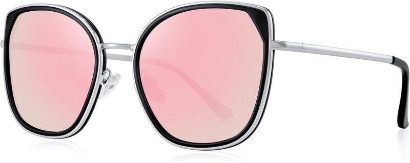 Carsbyvictor Sunglasses Cat Eye Polarized Sunglasses for Women Ladies Brand Trending Sun glasses UV400