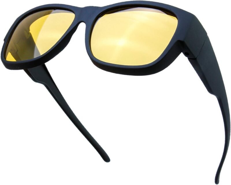 61kFUs6LwXL._AC_SL1478 Carsbyvictor Sunglasses Wraparound The Fresh High Definition Polarized Wrap Around Shield Sunglasses for Glasses – Leather Eyeglasses Case