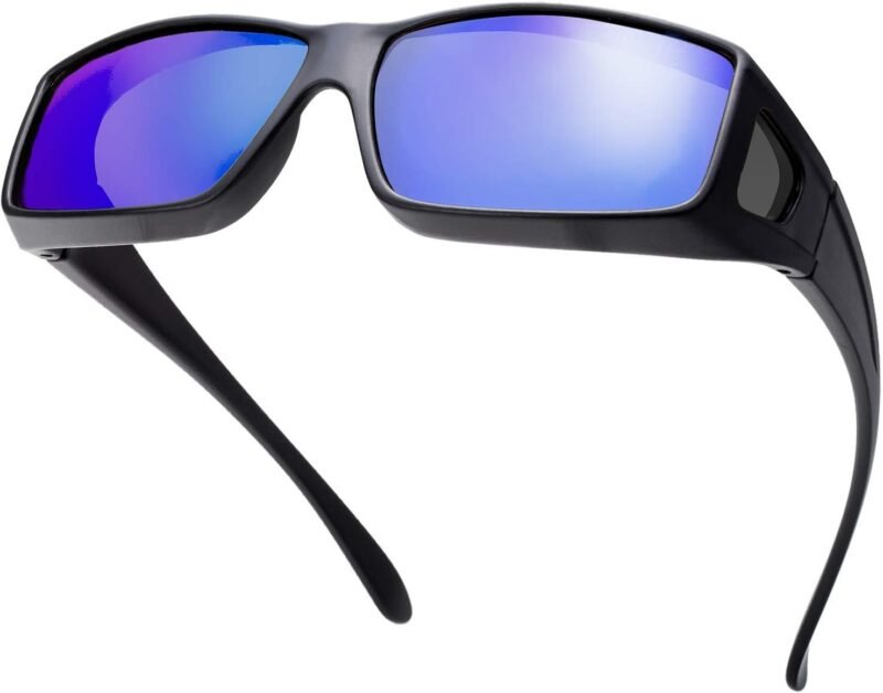 61mIYzy7zaL._AC_SL1491 Carsbyvictor Sunglasses Wraparound The Fresh High Definition Polarized Wrap Around Shield Sunglasses for Glasses – Leather Eyeglasses Case