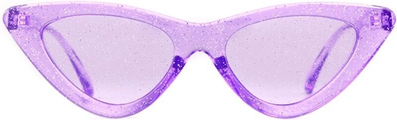 Carsbyvictor Sunglasses Cat Eye Vintage Cat Eye Sunglasses for Women Trendy Narrow Cateye Frame Sun Glasses