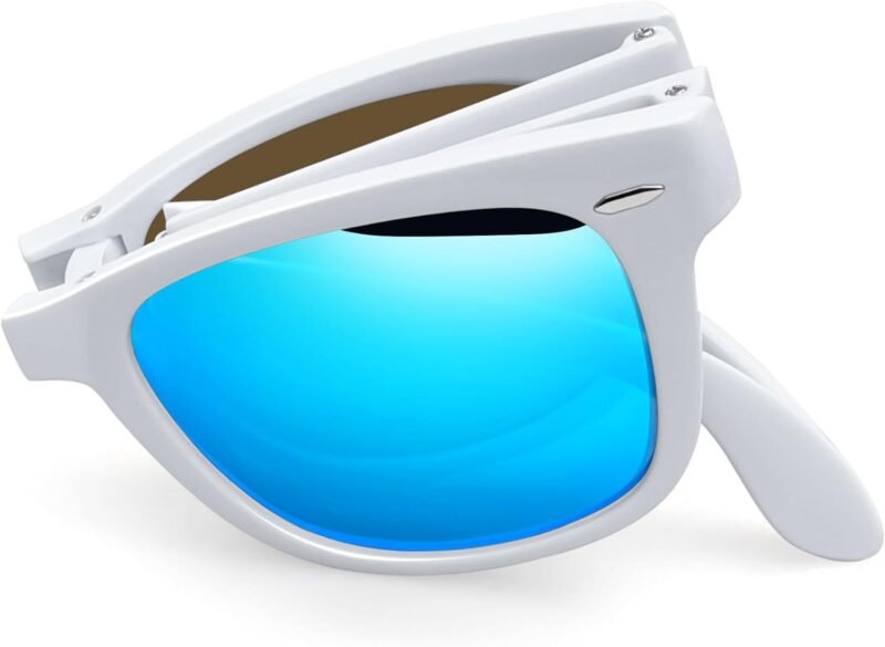 Carsbyvictor Sunglasses Browline Square Sunglasses Polarized UV Protection Trendy Designer Sun Glasses Men Women