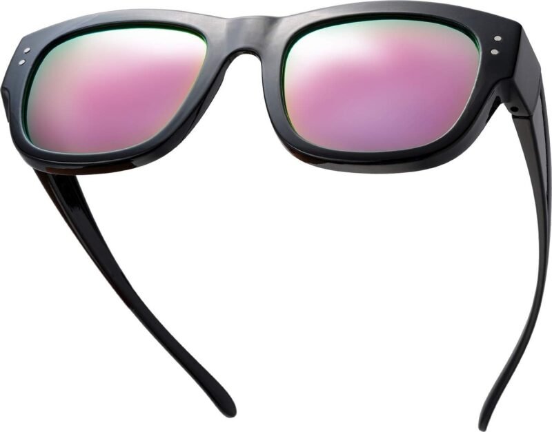 61pK-wtC77L._AC_SL1468 Carsbyvictor Sunglasses Wraparound The Fresh High Definition Polarized Wrap Around Shield Sunglasses for Glasses – Leather Eyeglasses Case