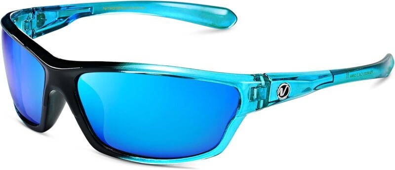 Carsbyvictor Sunglasses Wraparound Polarized Wrap Around Sport Sunglasses for Men Women UV400 Protection Sun Glasses