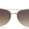 Carsbyvictor Sunglasses Women’s J5999 Classy Metal  Pilot Sunglasses with Uv400 Protection. Glam Gifts for Her, 59 Mm