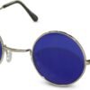 Carsbyvictor Sunglasses Round Circular Party Sunglasses Round Hippie Retro Shades with Colored Lenses