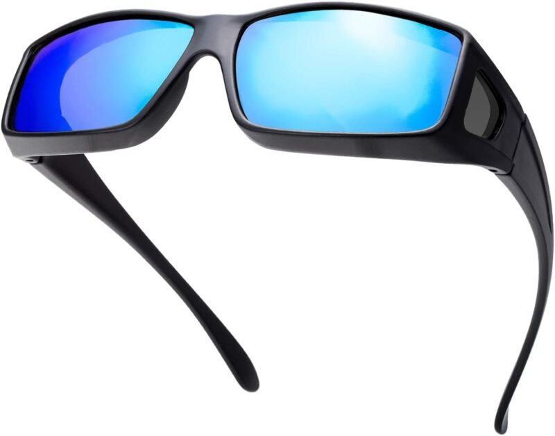 61uefTP-MqL._AC_SL1500 Carsbyvictor Sunglasses Wraparound The Fresh High Definition Polarized Wrap Around Shield Sunglasses for Glasses – Leather Eyeglasses Case