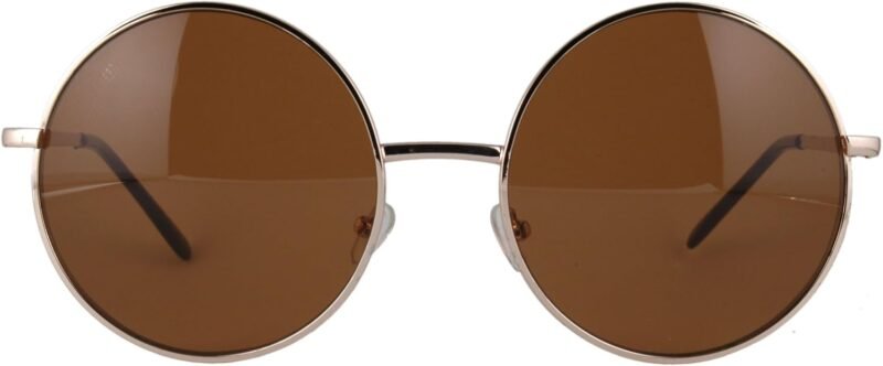Carsbyvictor Sunglasses Round  Super Large Oversized Metal Round Circle Sunglasses