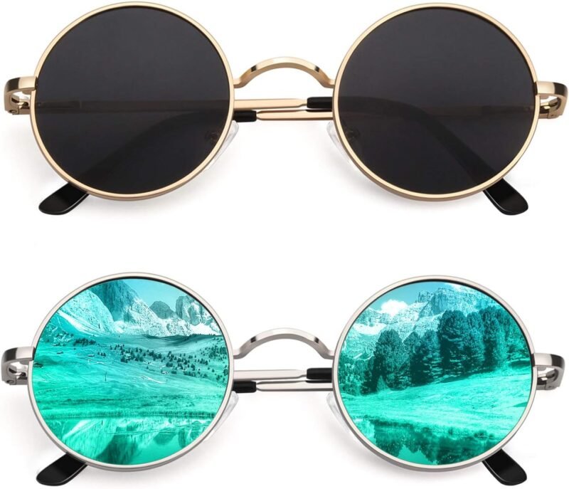 Carsbyvictor Sunglasses  Round Polarized Unisex Sunglasses