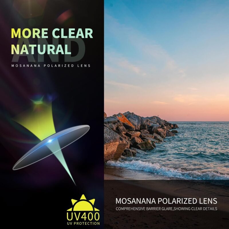 Carsbyvictor Sunglasses Square Polarized Oversized Square Sunglasses for Women Men, Trendy Flat Top Fashion Shield Shades MS52363