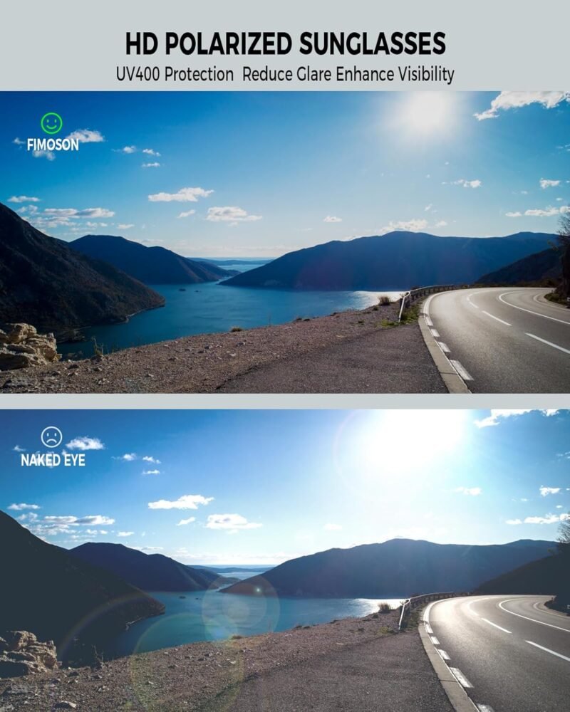 Carsbyvictor Sunglasses Wraparound Glasses Sunglasses For Men Women, Fit Over Sunglasses Polarized UV400 Protection Sunglasses Over Glasses