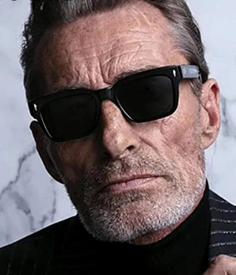 Carsbyvictor Sunglasses Square  Frame Sunglasses for Women Men Trendy Chunky Rectangle Sun Glasses Black Shades UV400 Protection