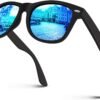 Carsbyvictor Sunglasses Wayfarer Men Women Polarized Blenders Eyewear 80’s Retro Classic Square Frame Shades SR003