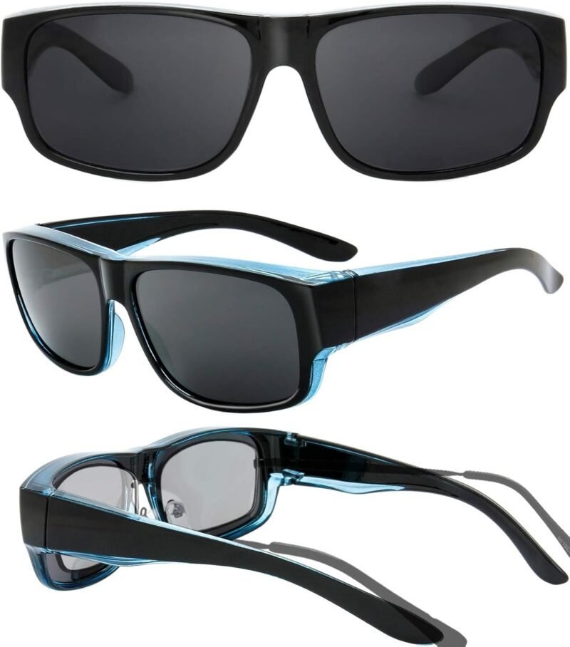 71PtYUeBFzL._AC_SL1500 Carsbyvictor Sunglasses Wraparound The Fresh High Definition Polarized Wrap Around Shield Sunglasses for Glasses – Leather Eyeglasses Case