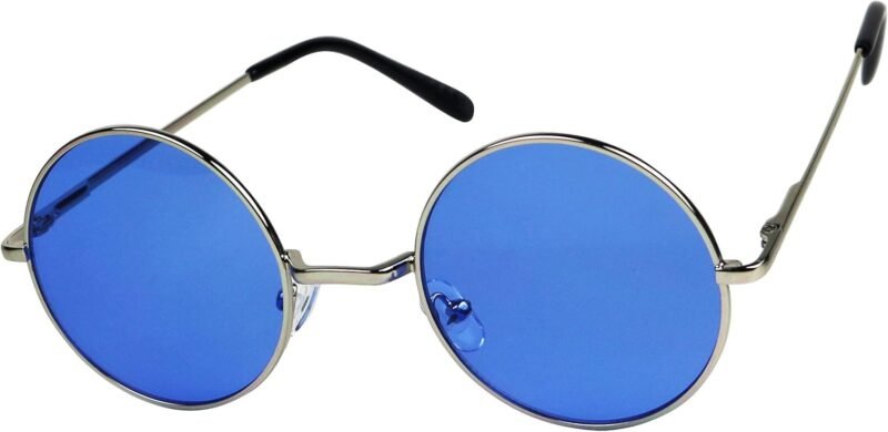 Carsbyvictor Sunglasses Round Retro Round Style 70s Sunglasses Colorful Tint Groovy Hippie Mens Womens Shades