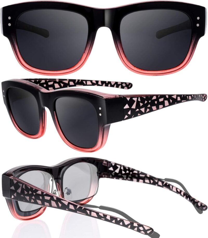 71WjGutFM0L._AC_SL1500 Carsbyvictor Sunglasses Wraparound The Fresh High Definition Polarized Wrap Around Shield Sunglasses for Glasses – Leather Eyeglasses Case