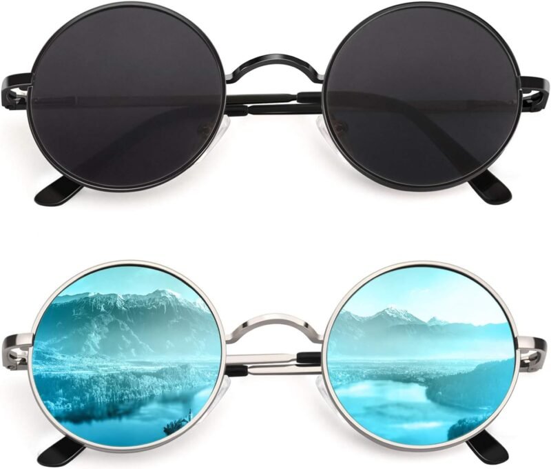 Carsbyvictor Sunglasses  Round Polarized Unisex Sunglasses