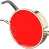 Carsbyvictor Sunglasses Round  Gothic Steampunk Sunglasses for Women Men Round Lens Metal Frame