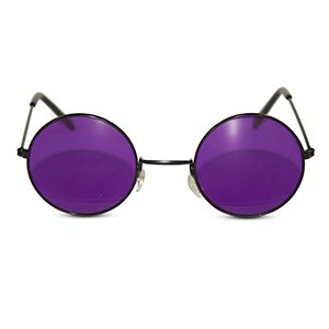 purple round lennon sunglasses
