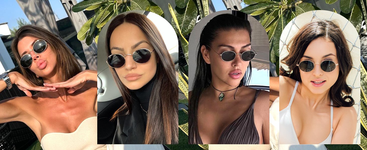 Retro Oval Sunglasses