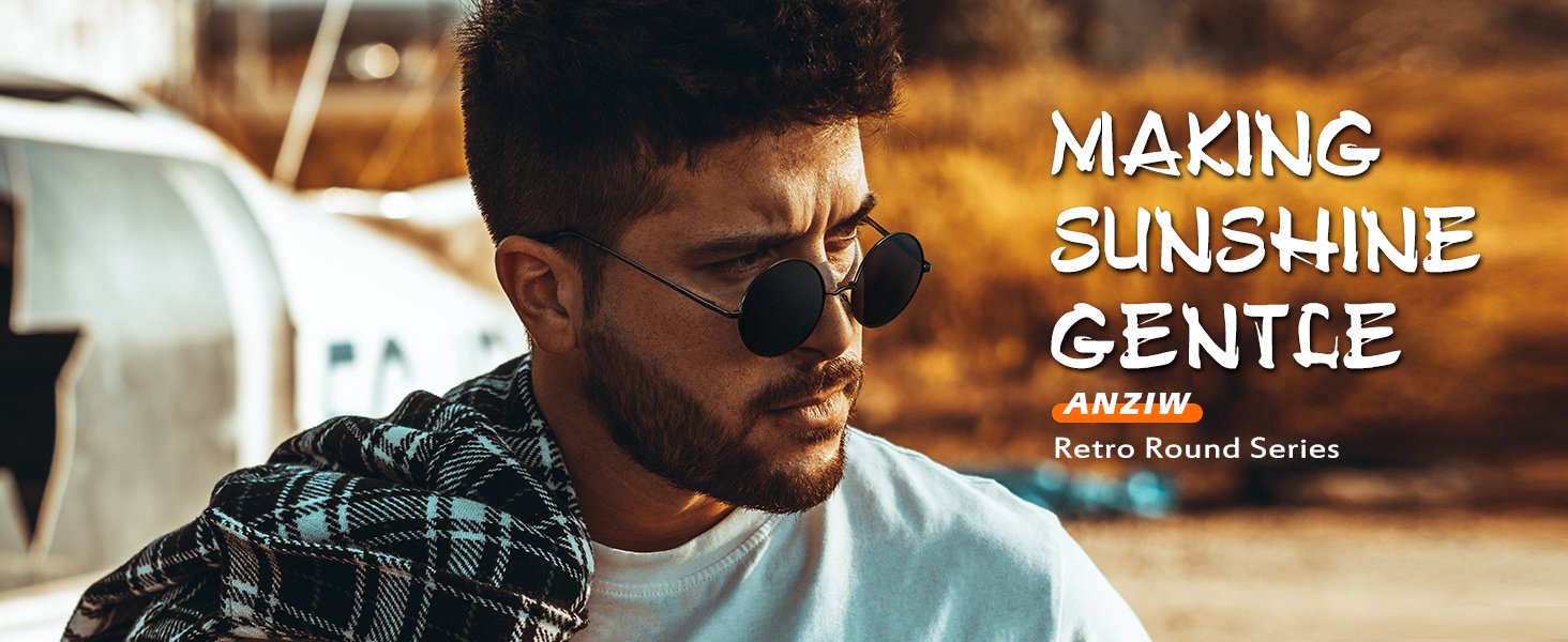 round sunglasses men womens